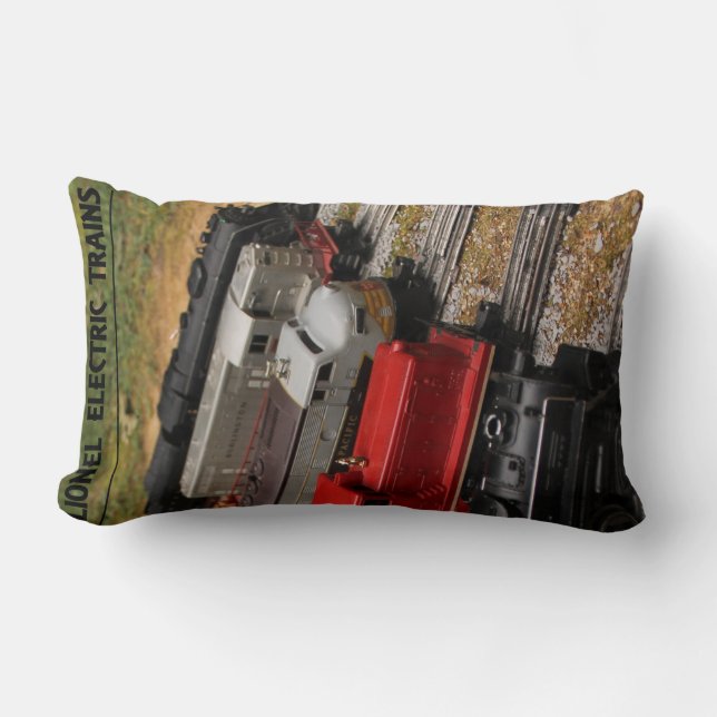 Lionel Trains Pillow Lendenkissen (Vorderseite)