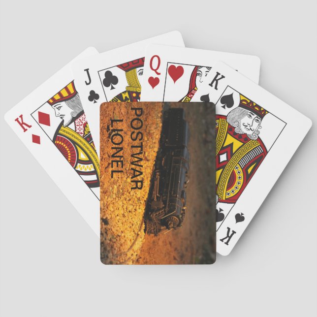 Lionel Zug-Plattform der Spielkarten (Rückseite)