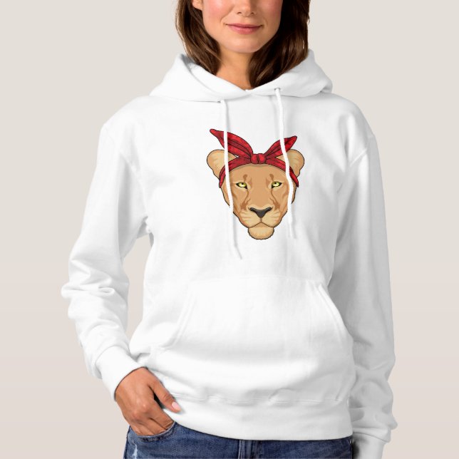 Lioness mit Bandana Hoodie (Vorderseite)
