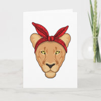 Lioness mit Bandana