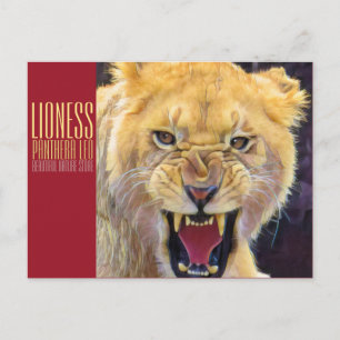 Lioness [Postkarte] Postkarte