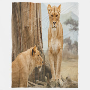 Lioness-Regeln Fleecedecke