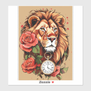 Lioness-Rose Aufkleber