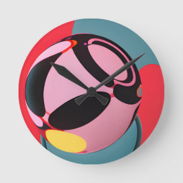 Lioness Runde Wanduhr