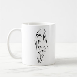 Lioness-Silhouette Kaffeetasse