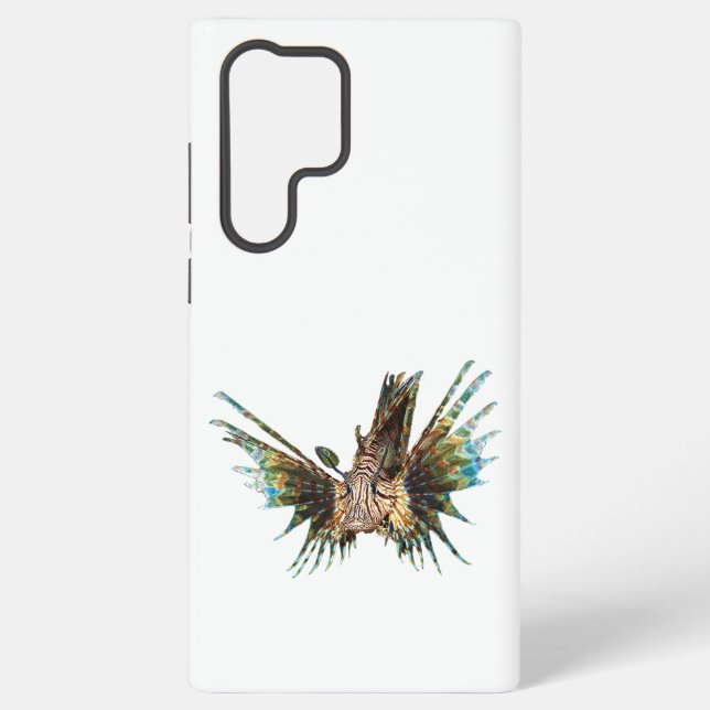 Lionfish - Abstraktes Design - Aus einem Foto schn Samsung Galaxy Hülle (Rückseite)