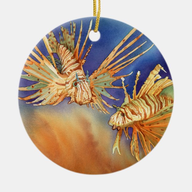 Lionfish Keramikornament (Vorne)