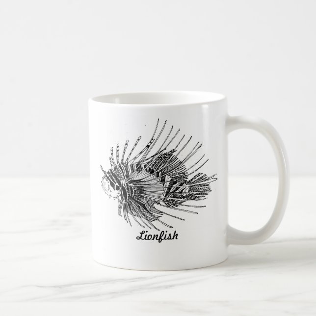 Lionfish-Tasse Kaffeetasse (Rechts)