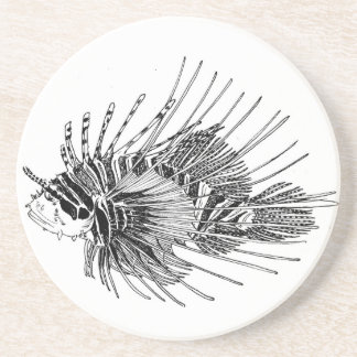 Lionfish-Untersetzer Sandstein Untersetzer