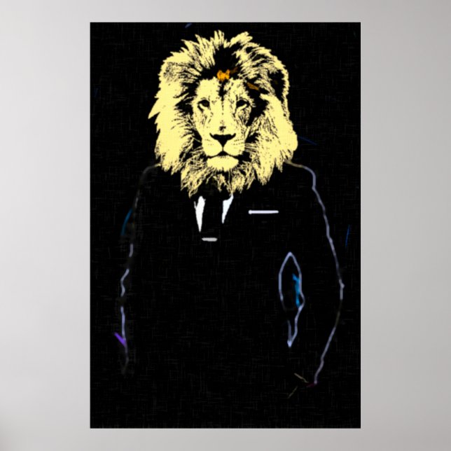 Lionheart Success Pop Art Poster (Vorne)