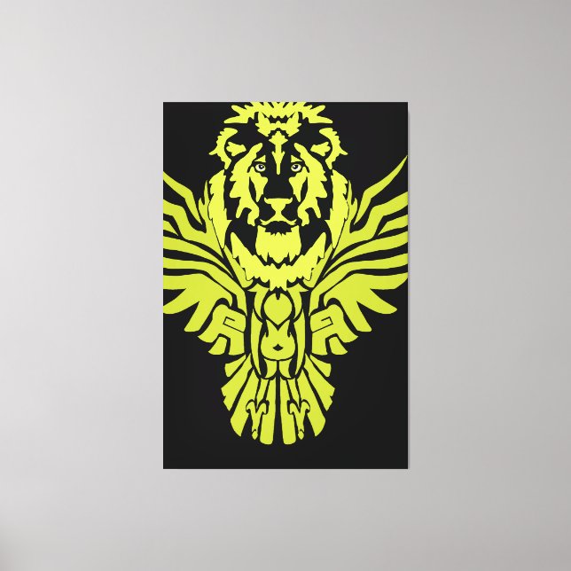 LionOwl Leinwanddruck (Vorderseite)