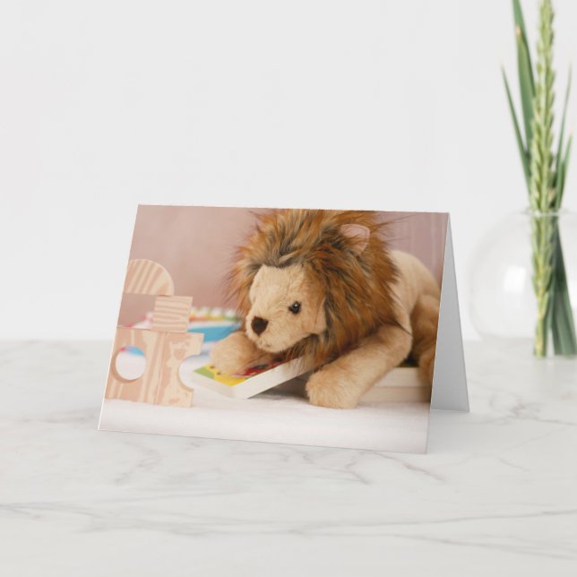 Lion's Books Greeting Card Karte (Vorderseite)