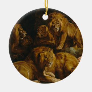 Lions-Den-Ornament Keramikornament