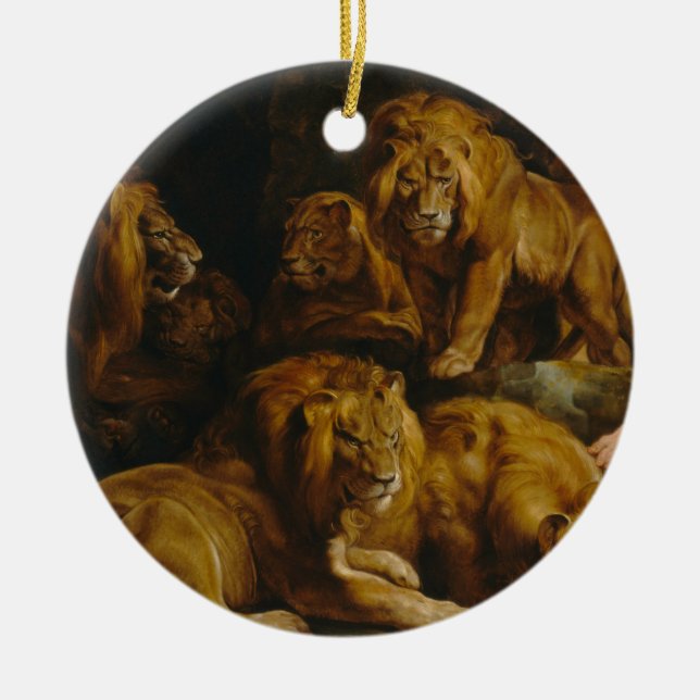 Lions-Den-Ornament Keramikornament (Vorne)