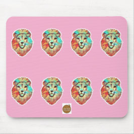 Lion's Head Mouse Mat Mousepad
