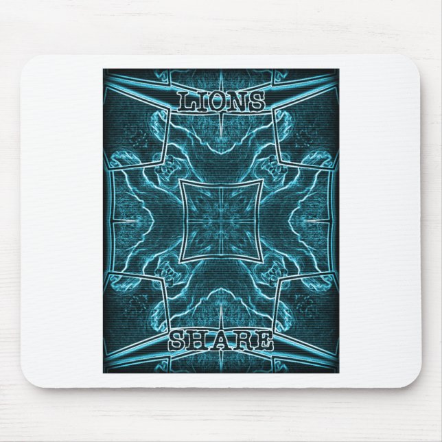 Lions Share Art Print Mousepad (Vorne)