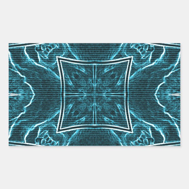 Lions Share Art Print Rechteckiger Aufkleber (Vorderseite)