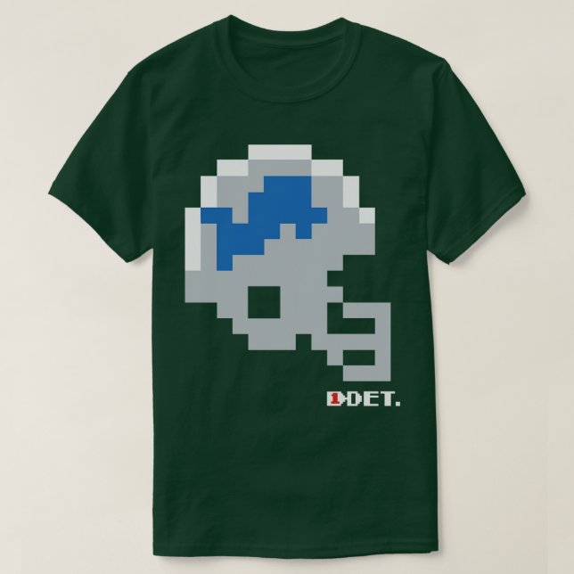 Lions Tecmo Bowl Helmet Pillow T-Shirt (Design vorne)