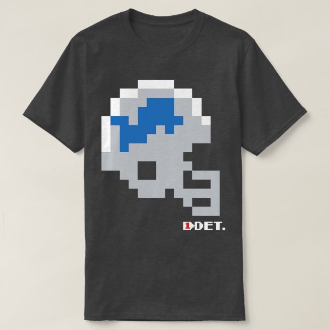Lions Tecmo Bowl Helmet T-Shirt (Design vorne)