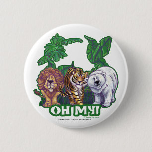 Lions Tiger Bears Oh My Button