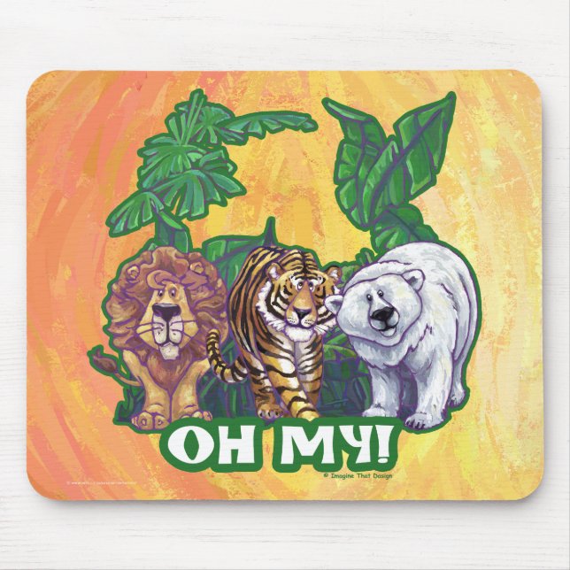 Lions Tiger Bears Oh My Mousepad (Vorne)