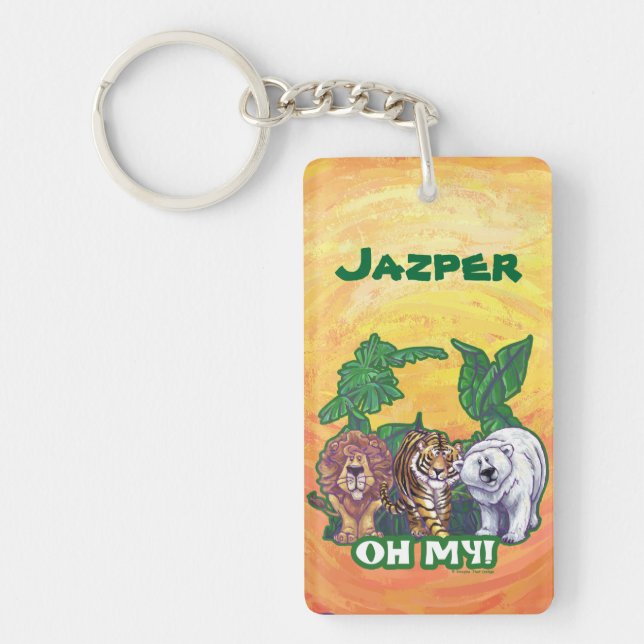 Lions Tiger Bears Oh My Schlüsselanhänger (Vorderseite)