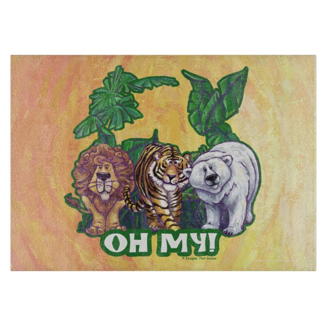 Lions Tiger Bears Oh My Schneidebrett (Vorderseite)