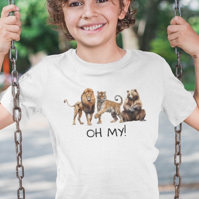 Lions Tigers Bears Oh My T-Shirt (Von Creator hochgeladen)