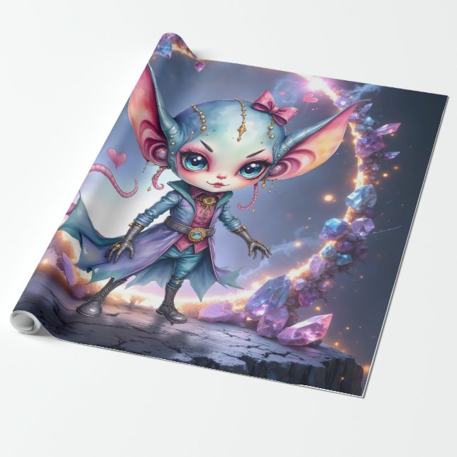Liora – Kristallherz von den Sternen  Geschenkpapier (Ungerollt)