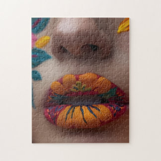 Lip Art Puzzle
