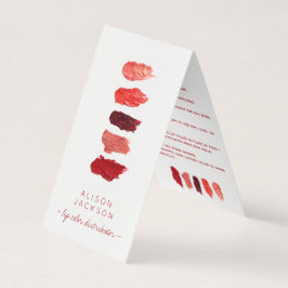 Lip-Distributor Lippenfarbenwatte Visitenkarte Visitenkarten