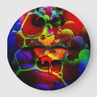 Lip Gloss Große Wanduhr