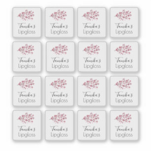 Lip Gloss Packaging Logo Cherry Blossom Tree Aufkleber