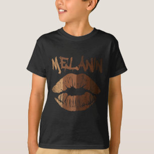 Lip Kiss Blm Bhm Black History Afro Pride Women Gi T-Shirt