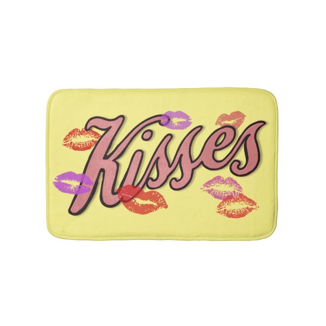 LIP KISSES BADEMATTE (Vorderseite)