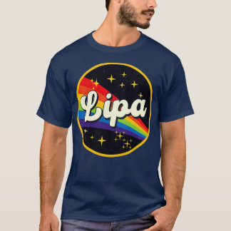 Lipa Rainbow im Vintagen Weltraumstil T-Shirt
