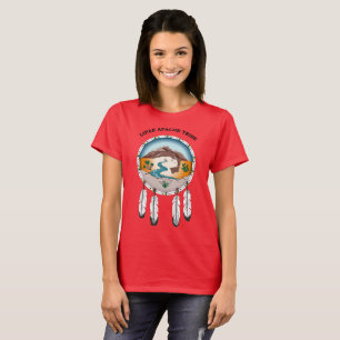 Lipan Apache der ROTE T - Shirt der Stamm-Frauen