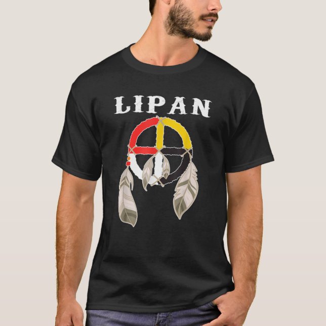 Lipan Apache Stamm Nation Indische Medizin W T-Shirt (Vorderseite)