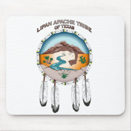 Lipan Apache Stamm von Texas Mousepad