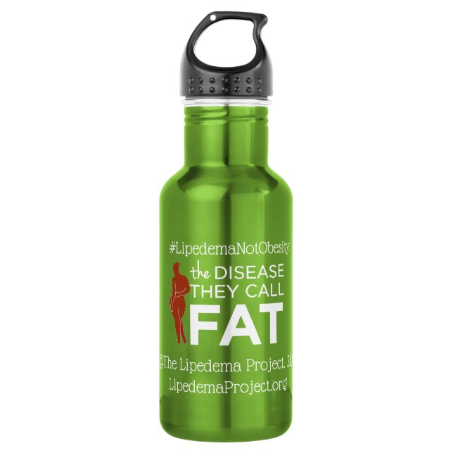 Lipedema nicht Korpulenz-Wasser-Flasche Edelstahlflasche (Vorderseite)