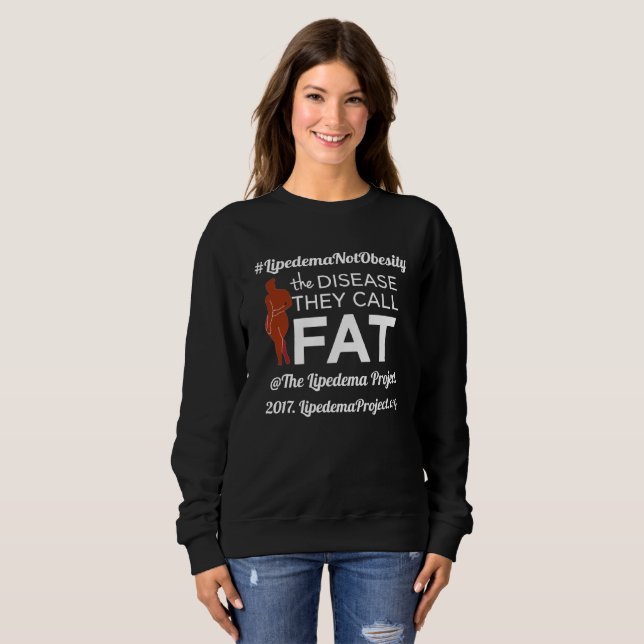 Lipedema Projekt #LipedemaNotFat Shirt 2017 (Vorne ganz)