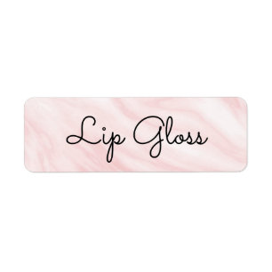 Lipgloss-Etikett