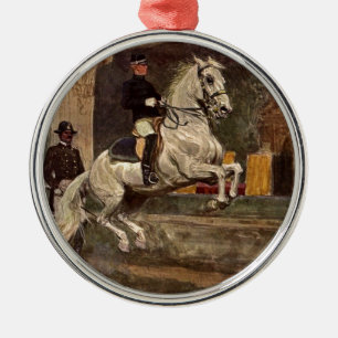 Lipizzaner Dressage: Croupade Ornament Aus Metall
