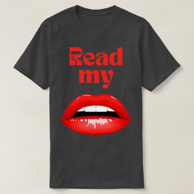 Lippen 1 T-Shirt (Design vorne)