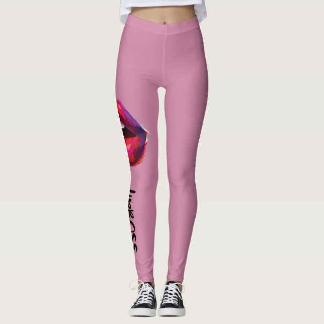 Lippen-CHEF Leggings (Vorderseite)