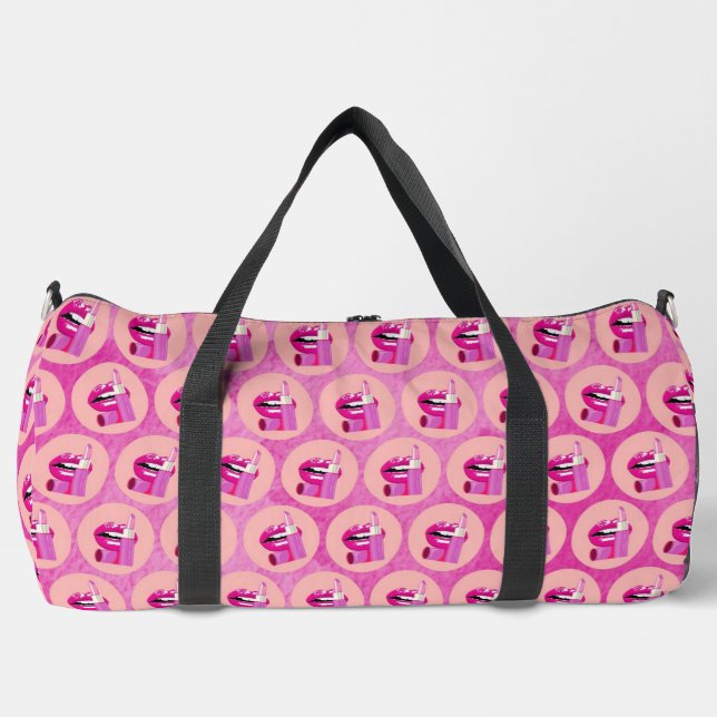 Lippen Duffle Bag (Vorderseite)