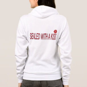 Lippen ein Kuss Liebeszitate Hoodie