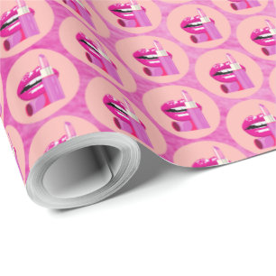 Lippen Geschenkpapier