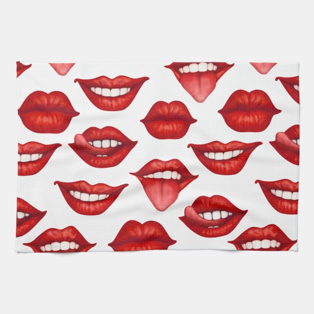 Lippen Handtuch (Horizontal)