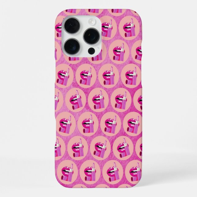 Lippen iPhone Hülle (Rückseite)